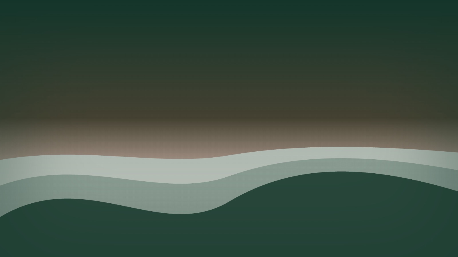 Soft rolling ridges settling into quiet haze beneath an even sky.